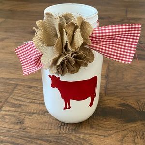 ✴️ FREE W/ PURCHASE 🫙Farmhouse Decorative Mason Jar